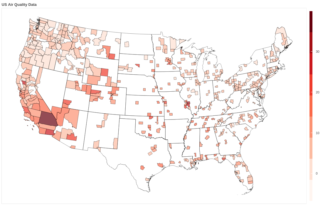 Air Quality map